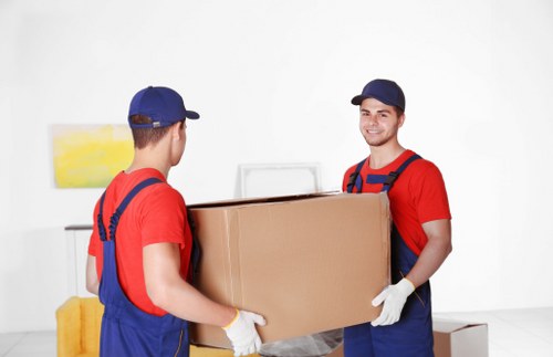 Office storage shelving and filing cabinets in a Brent workplace